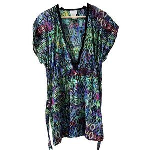 Profile Woman cover up Multicolor Swim Cover Up Dress Size M